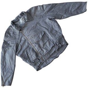 Sundazed (Germany) Twill Weave Cotton Aviator Jacket Gray (Readymade) : L